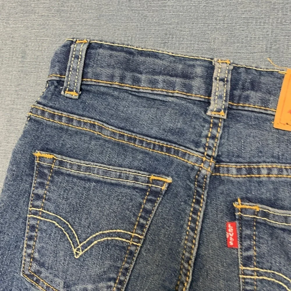 Levi's 511 Slim Fit Jeans Boys 6 Blue Denim Cotton Stretch Casual Straight Leg